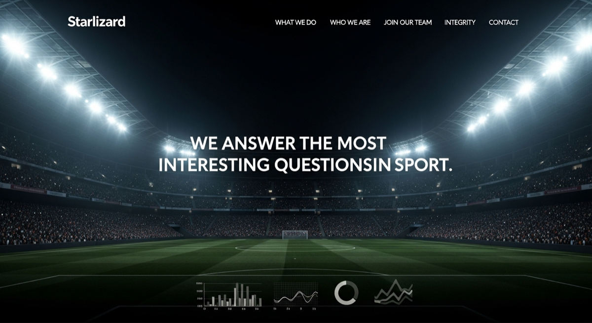 Starlizard analytics platform website screenshot